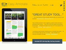 Tablet Screenshot of easy-annotate.com